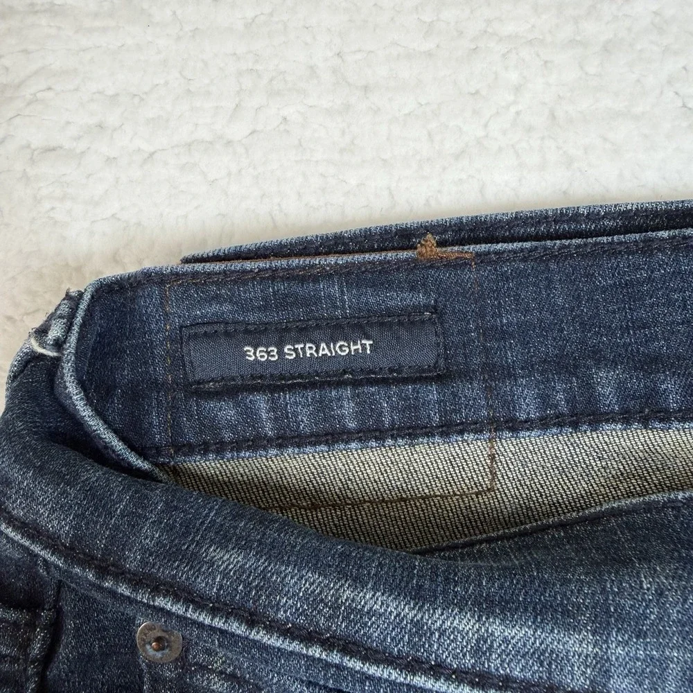 Lucky Brand 223 Straight Men's Blue Denim Jeans Size 38x30 Pants Stretch